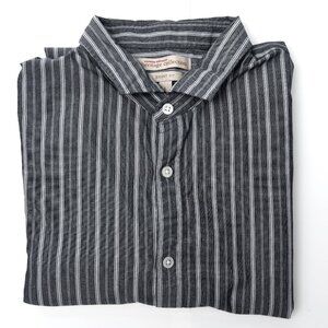 Banana Republic "Heritage"  Striped Poplin Shirt
